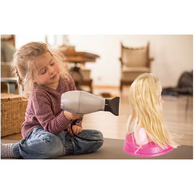 Lėlės galva šukavimui ir makiažui su aksesuarais 13