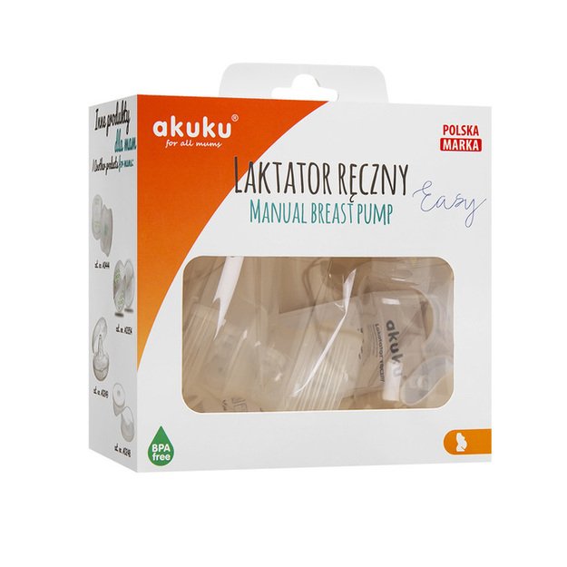 Rankinis pientraukis Akuku EASY, baltas, A0306