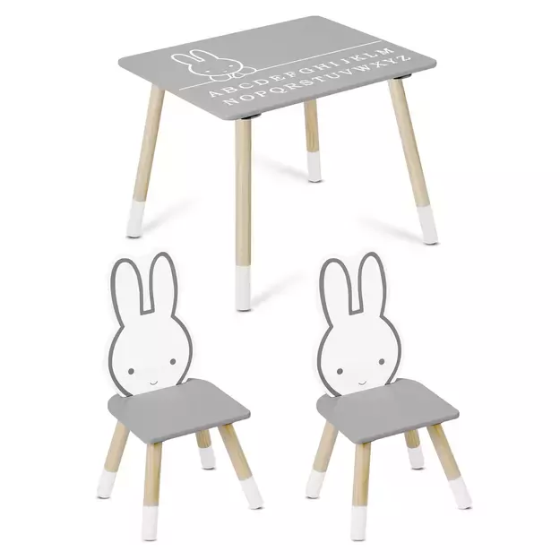 Staliukas su dviem kėdutėmis vaikams, Ricokids RC-847 Bunny