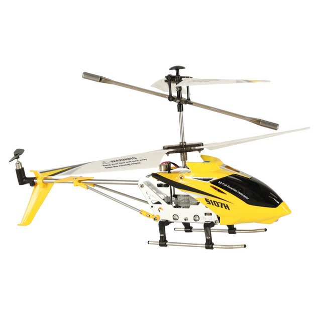 Nuotoliniu būdu valdomas sraigtasparnis RC SYMA S107H 2.4GHz RTF geltonas