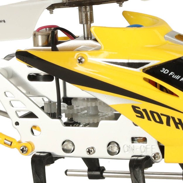 Nuotoliniu būdu valdomas sraigtasparnis RC SYMA S107H 2.4GHz RTF geltonas
