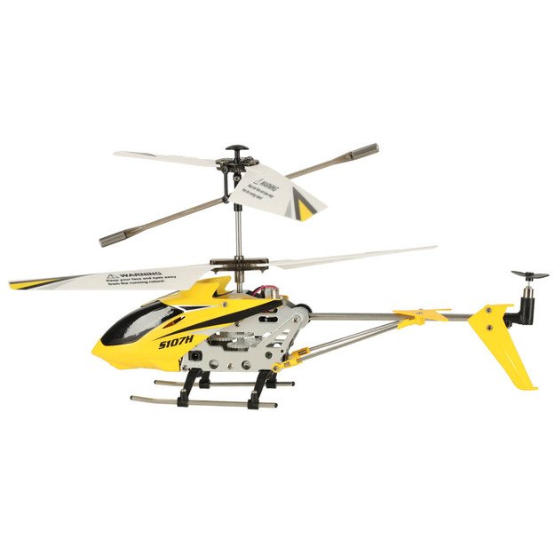 Nuotoliniu būdu valdomas sraigtasparnis RC SYMA S107H 2.4GHz RTF geltonas