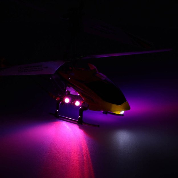 Nuotoliniu būdu valdomas sraigtasparnis RC SYMA S107H 2.4GHz RTF geltonas