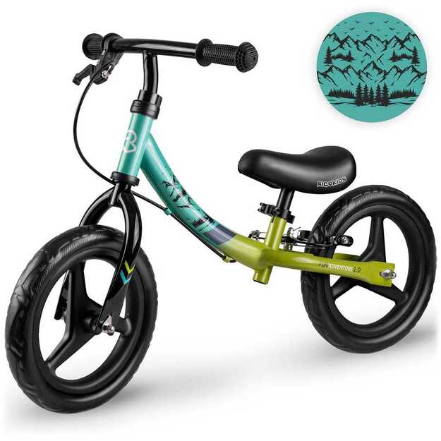 Ricokids „Fun Adventure“ vaikiškas balansinis dviratis