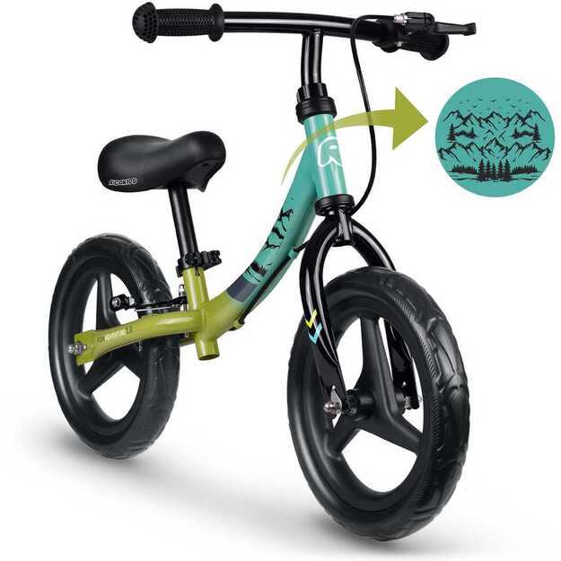 Ricokids „Fun Adventure“ vaikiškas balansinis dviratis 1