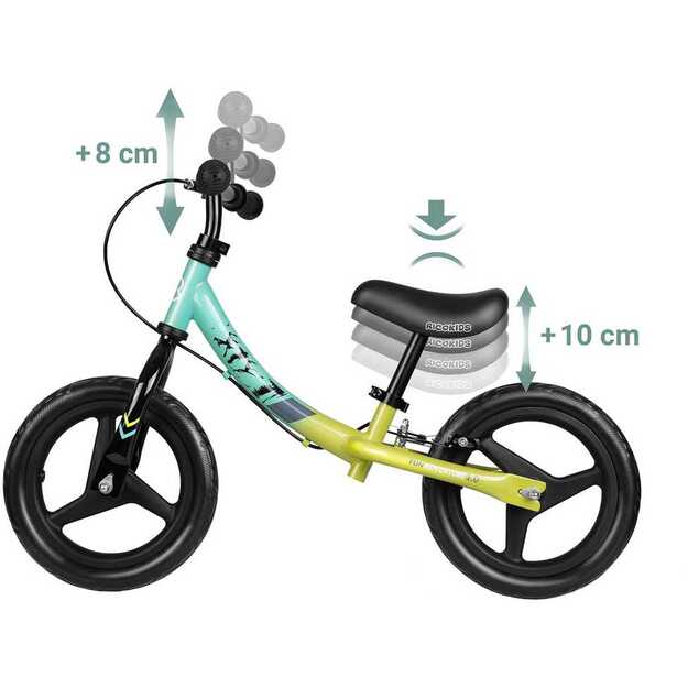 Ricokids „Fun Adventure“ vaikiškas balansinis dviratis 5