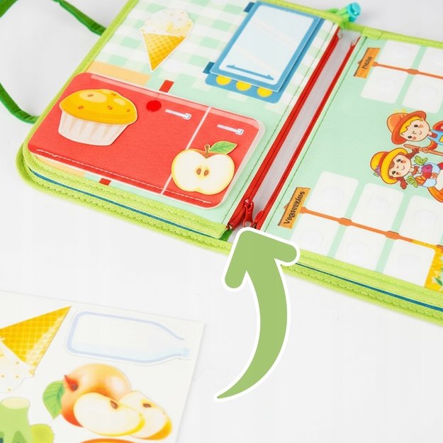 Montessori manipuliacinė lavinamoji veiklos knyga - lagaminas 7