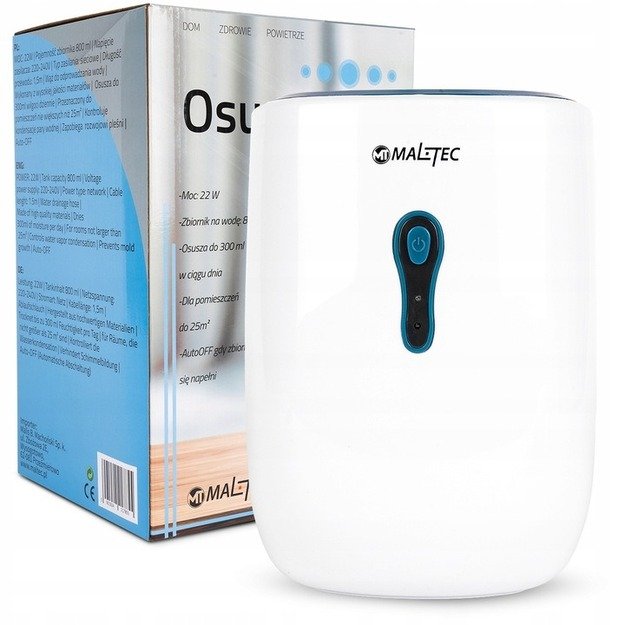 Oro sausintuvas, drėgmės sugėriklis Maltec DH-800 22W 10