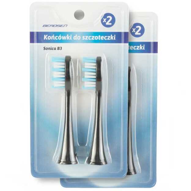 Berdsen B3 Sonic dantų šepetėlio galvutės, 4 vnt. 2
