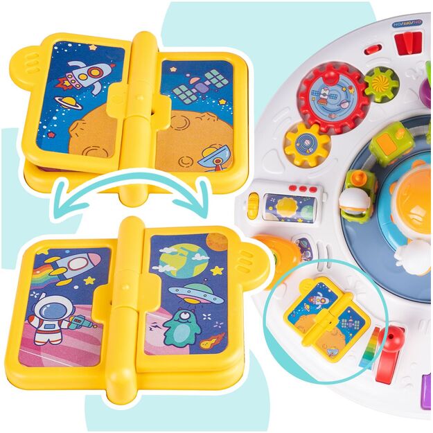 Interaktyvus lavinamasis muzikinis staliukas su garsu ir šviesa 7