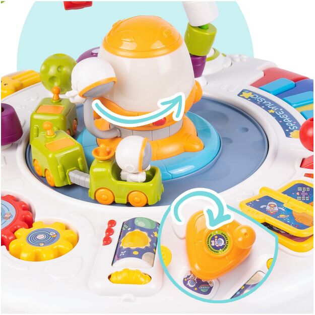 Interaktyvus lavinamasis muzikinis staliukas su garsu ir šviesa 13