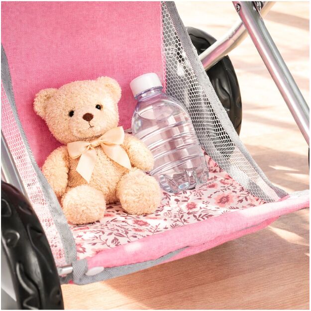 Vežimėlis lėlei gondola - nešioklė su rankine 6