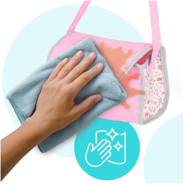 Vežimėlis lėlei gondola - nešioklė su rankine 8