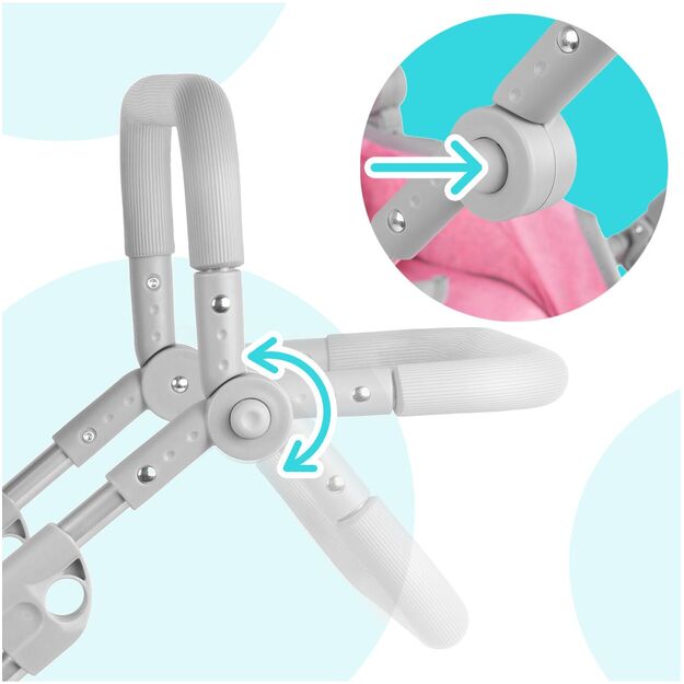 Vežimėlis lėlei gondola - nešioklė su rankine 13