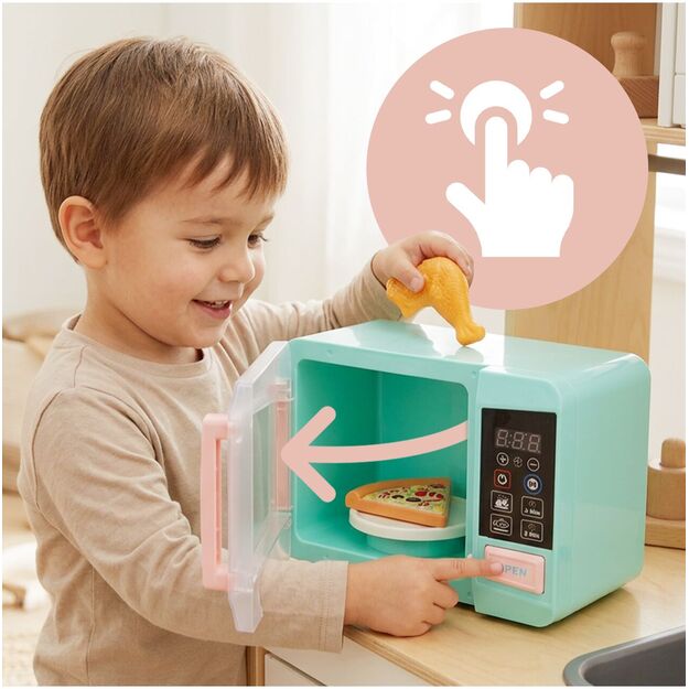 Žaislinė mikrobangų krosnelė su garsiniu atidarymu 3