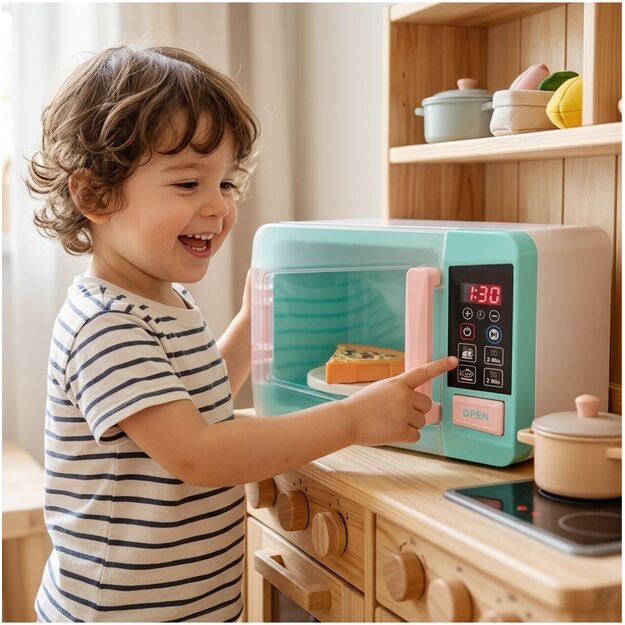 Žaislinė mikrobangų krosnelė su garsiniu atidarymu 8