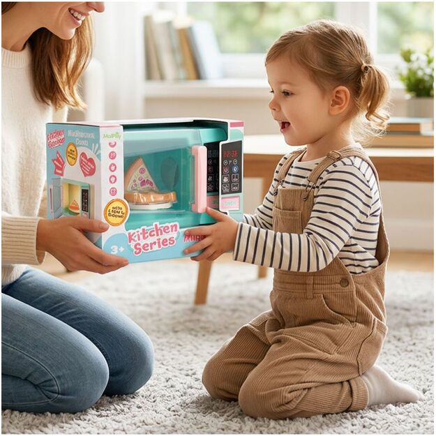 Žaislinė mikrobangų krosnelė su garsiniu atidarymu 6
