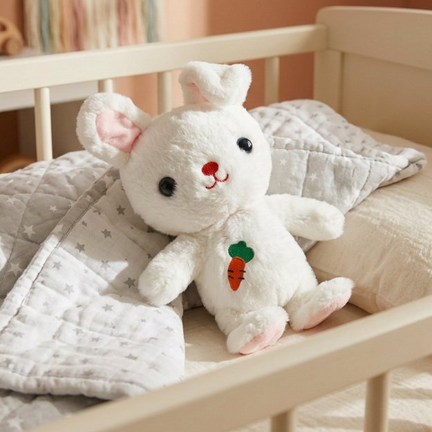 Minkštas žaislas vaikščiojantis, dainuojantis zuikutis, talismanas 1