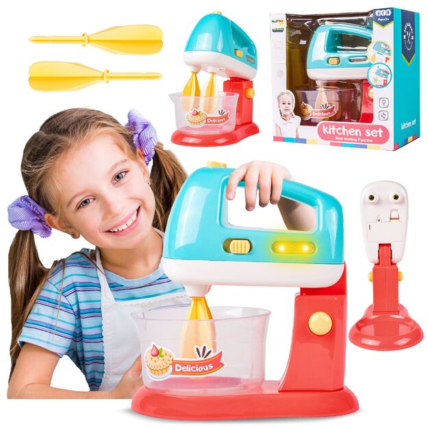 Žaislinis maišytuvas su besisukančia maišykle