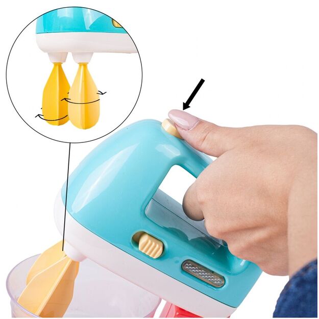 Žaislinis maišytuvas su besisukančia maišykle 3