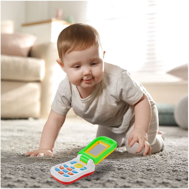 Interaktyvus spalvingas vaikiškas telefonas 9