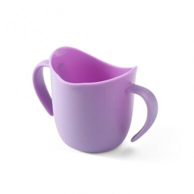 Babyono ergonomiškas mokomasis puodelis violetinis