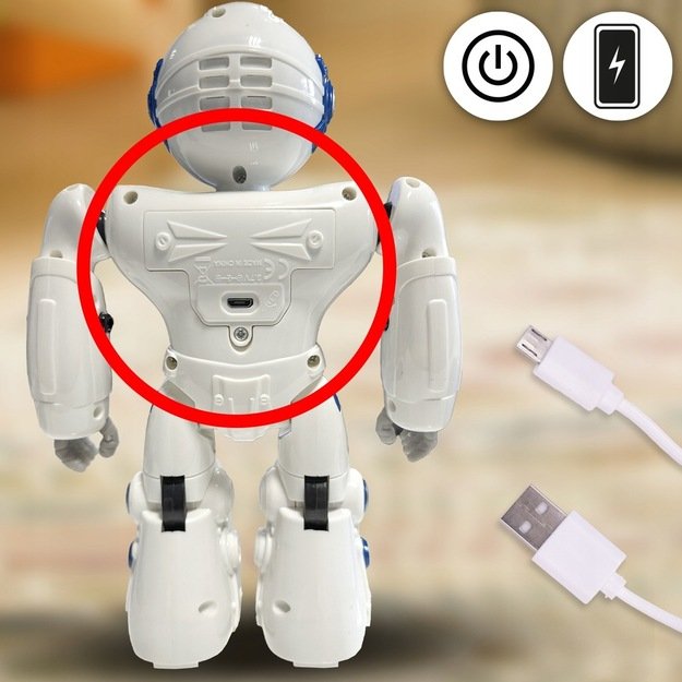 Nuotoliniu būdu valdomas šokių robotas su Bluetooth režimu