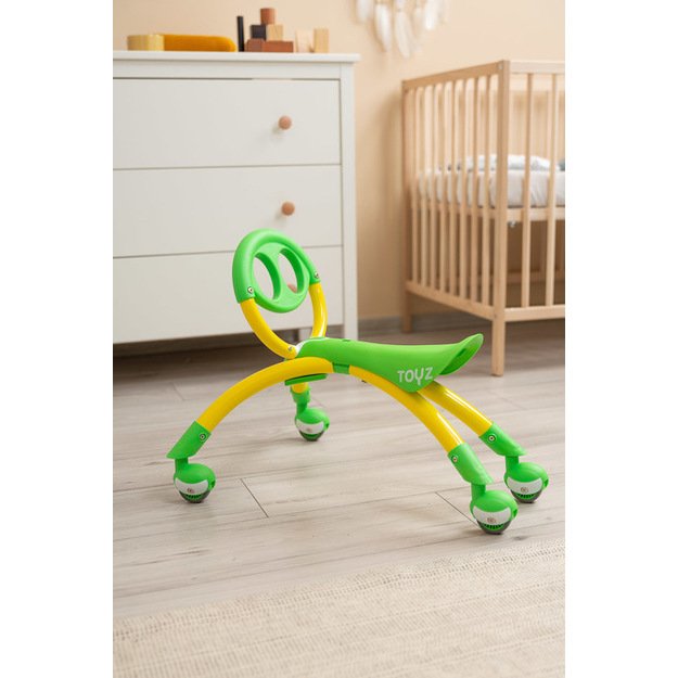 Paspiriama mašinėlė - stumdukas Toyz, Beetle, žalia 9