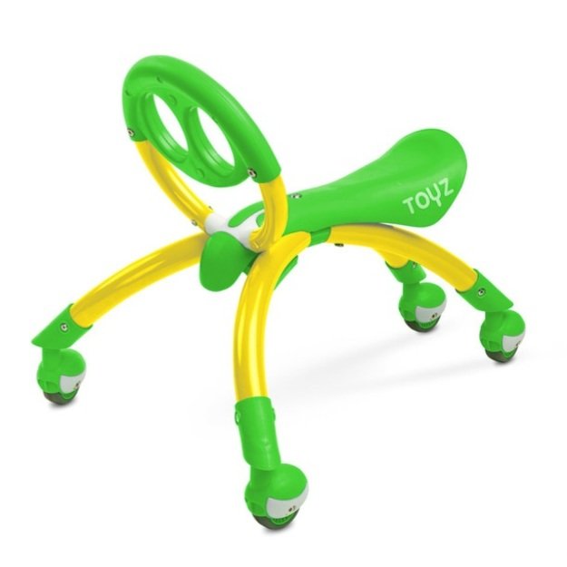 Paspiriama mašinėlė - stumdukas Toyz, Beetle, žalia