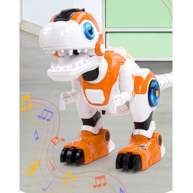 Nuotoliniu būdu valdomas programuojamas dinozauras - robotas 14