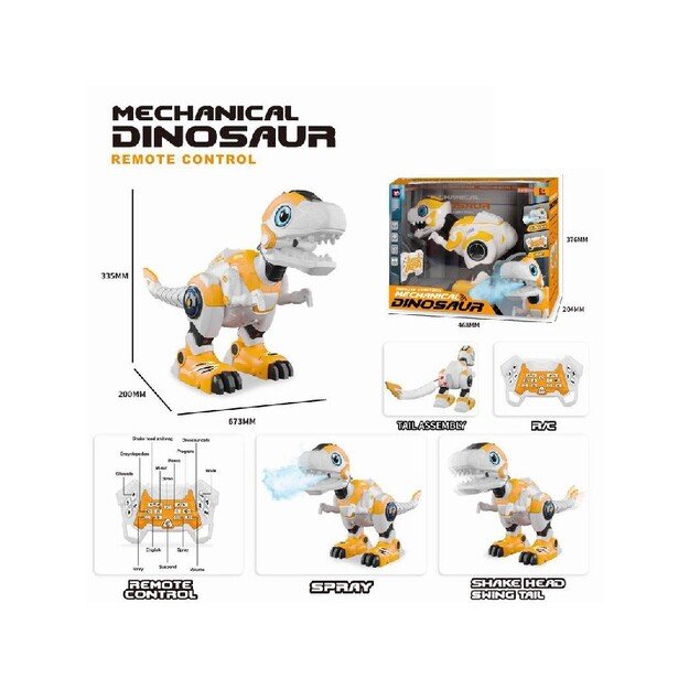 Nuotoliniu būdu valdomas programuojamas dinozauras - robotas 6