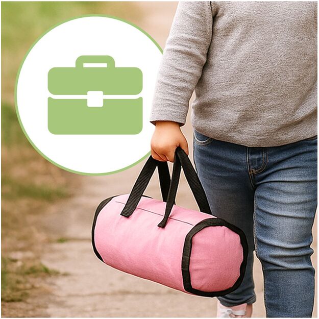 Lėlės kelioninė lovytė, gultukas ir maitinimo kėdutė 9