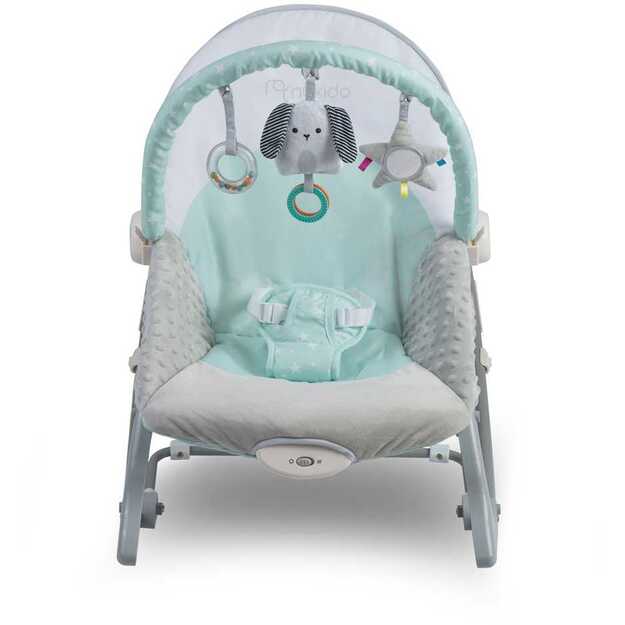 Nukido gultukas, kėdutė, supuoklė kūdikiams, mėtinė	 2