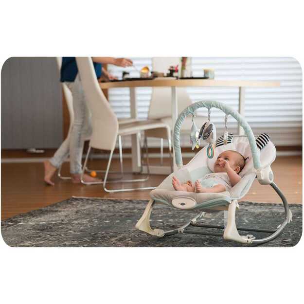 Nukido gultukas, kėdutė, supuoklė kūdikiams, mėtinė	 9