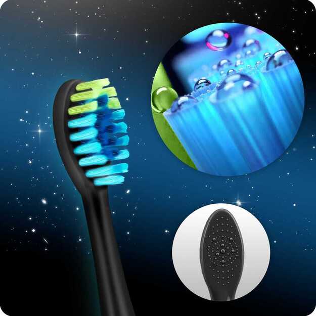 Berdsen Galaxy sonic dantų šepetėlis, juodas 7