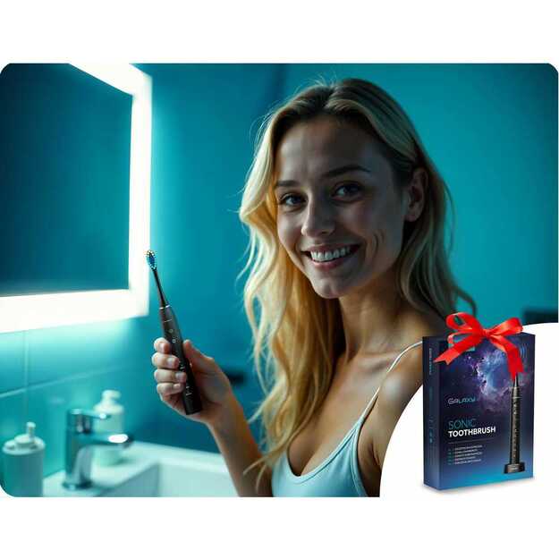 Berdsen Galaxy sonic dantų šepetėlis, juodas 9