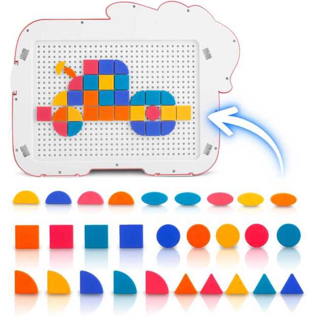 Ricokids RK-823 magnetinė dėlionė vaikams, tangramas 4