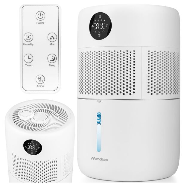 Oro drėkintuvas, garinantis jonizatorius, aromaterapijos difuzorius, higrostatas WT-6000-ION