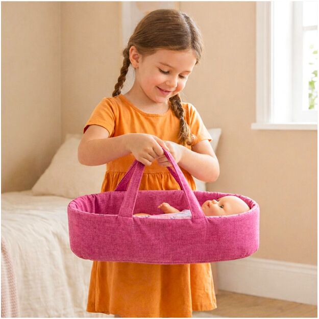 Vežimėlis lėlei gondola - nešioklė su rankine 4