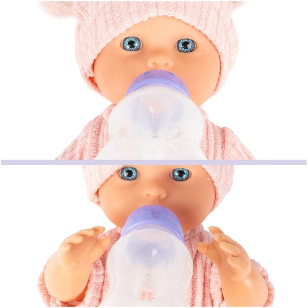 Lėlė kūdikis su priedais, geria ir šlapinasi, 30 cm 5