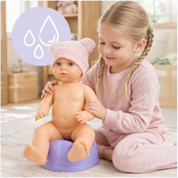 Lėlė kūdikis su priedais, geria ir šlapinasi, 30 cm 7