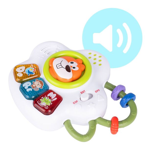 Sensorinė pagalvėlė kūdikiui su barškučiais Voverytė 6