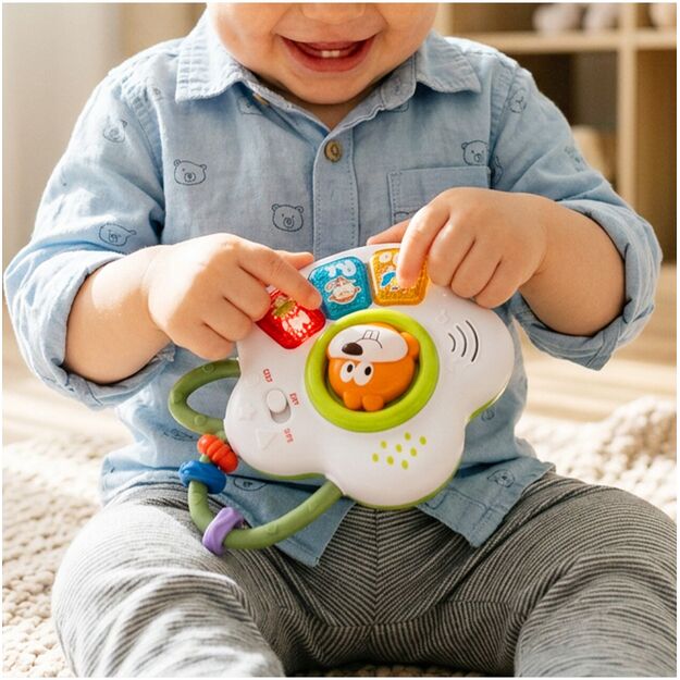 Sensorinė pagalvėlė kūdikiui su barškučiais Voverytė 5