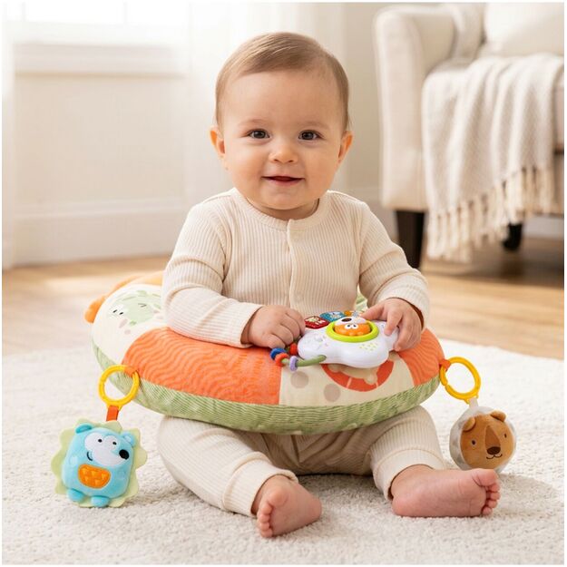 Sensorinė pagalvėlė kūdikiui su barškučiais Voverytė 4