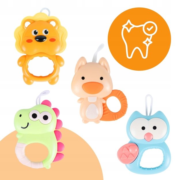 Muzikinė karuselė kūdikiams, 360° su barškučiais, kramtukais, 5 melodijomis, 0+ 8