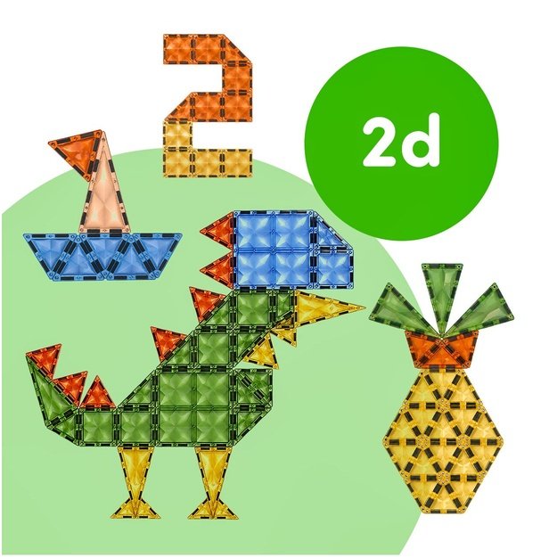 3D Magnetinis konstruktorius 82 dalys Gyvūnai