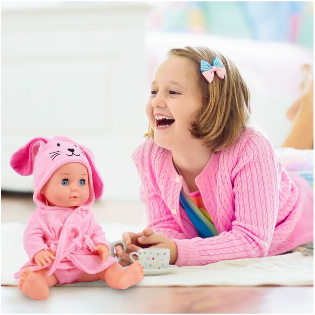 Lėlė kūdikis su maudynių ir kitais priedais, 30 cm 5