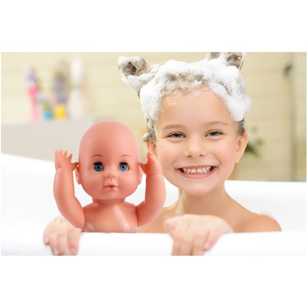 Lėlė kūdikis su maudynių ir kitais priedais, 30 cm 4
