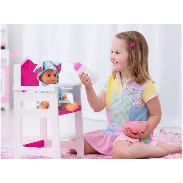 Lėlė kūdikis su maudynių ir kitais priedais, 30 cm 7