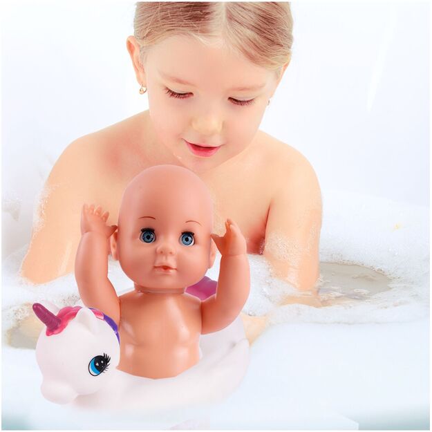 Lėlė kūdikis su maudynių ir kitais priedais, 30 cm 15